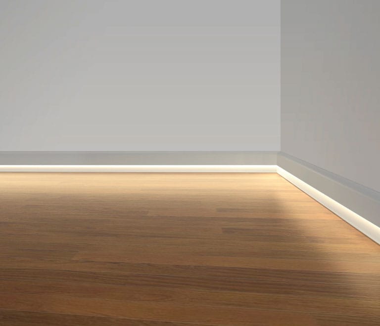 Baseboard lighting