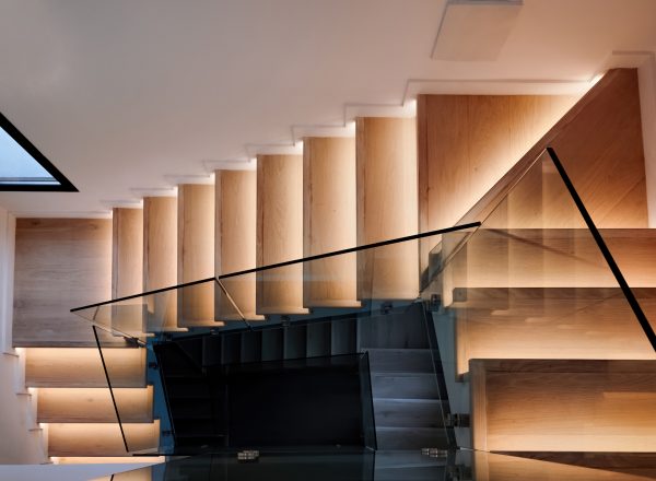 LED Stair Lighting by Steps