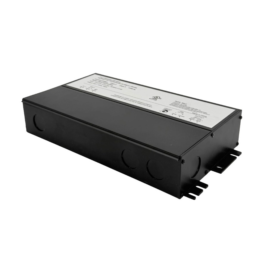 5-in-1 Dimmable 192W 24V LED Driver, Triac & 0-10V, 2×96W Class 2