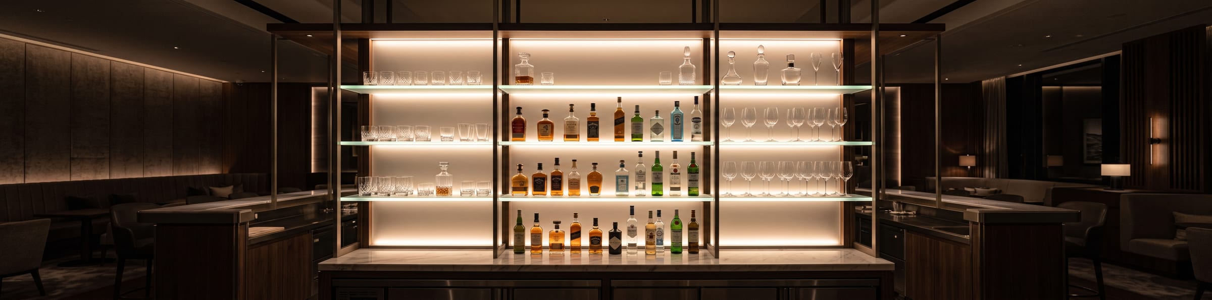 Translucent Shelf Lighting